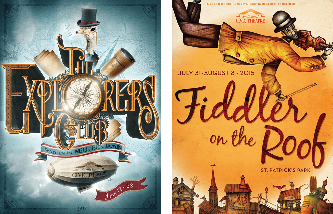 South Bend Civic Theatre <strong>Show Posters</strong>